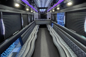 Deltona Party Bus Interior