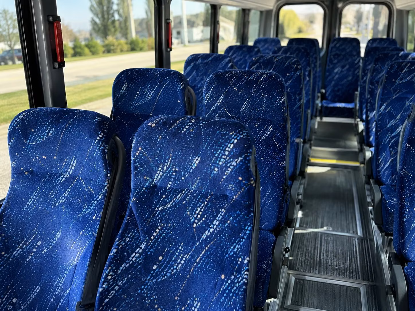 15 passenger minibus inside