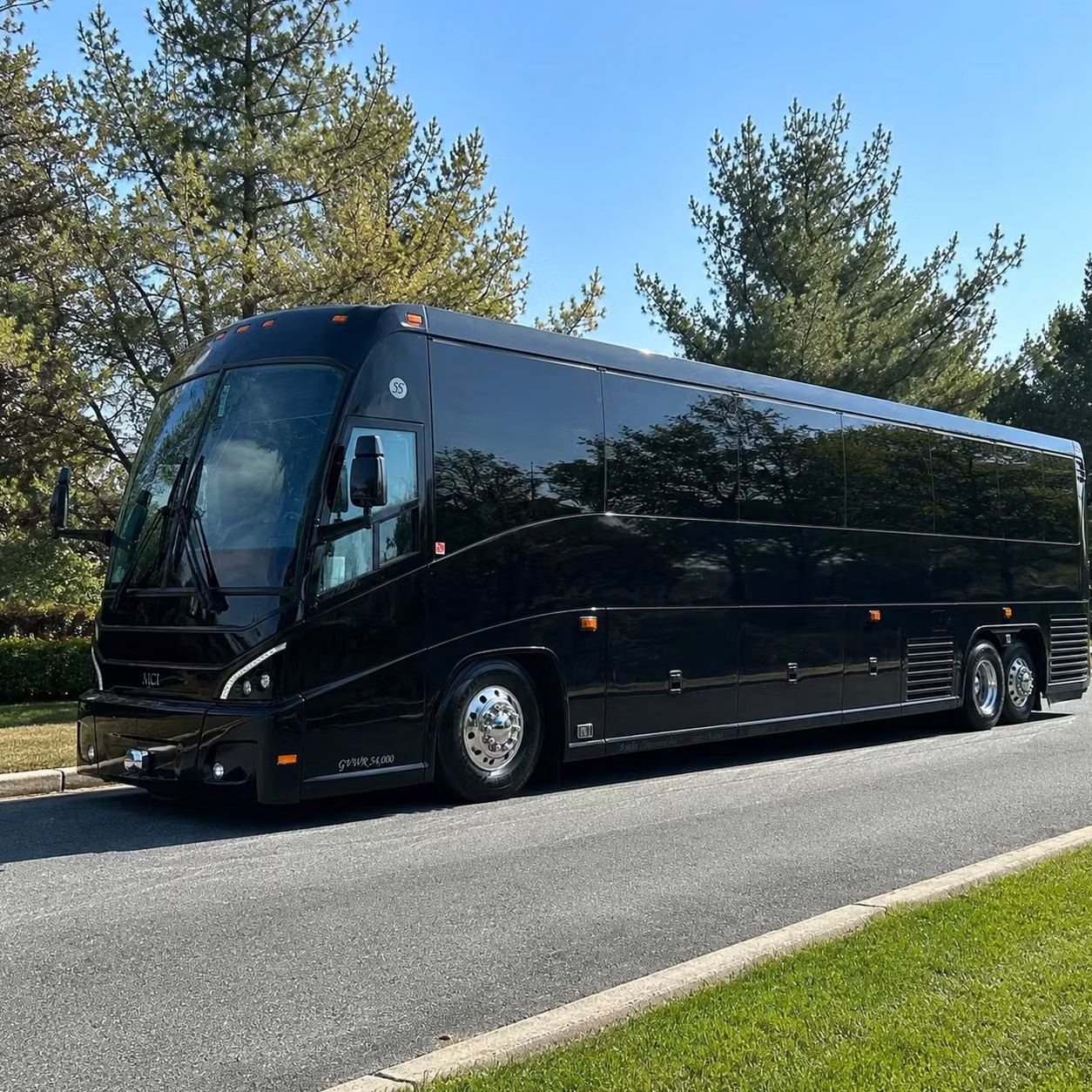 56 passenger charter bus